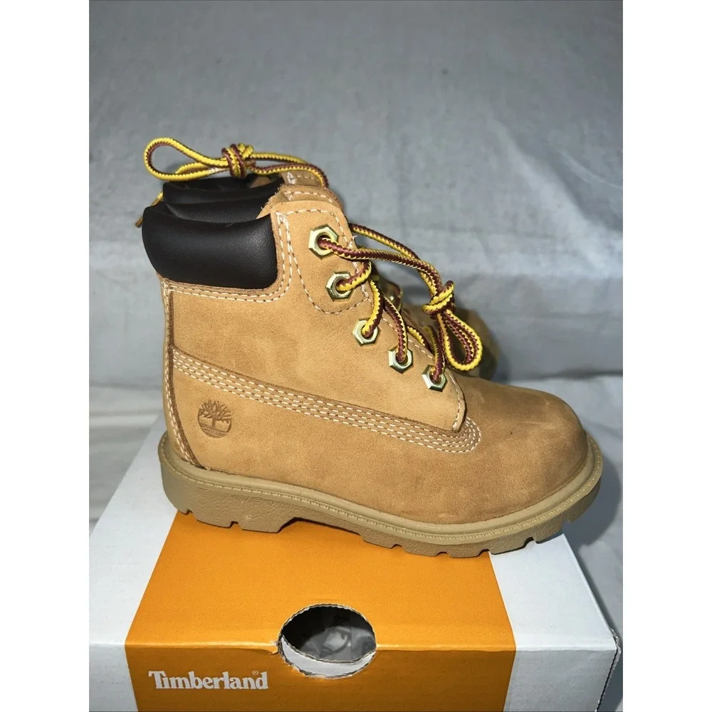 Timberland Toddler Timberland Classic 6-Inch Waterproof Boot, Wheat Nubuck, 8